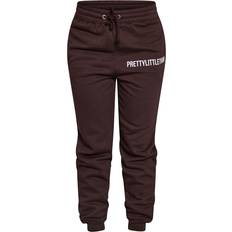 PrettyLittleThing Pants PrettyLittleThing High Waist Cuffed Sweatpant - Chocolate Brown