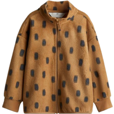 Jungen Fleece-Bekleidung H&M Kid's Fleece Jacket - Beige/Spotted (1234503005)