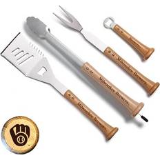 BBQ Accessories Baseball BBQ Milwaukee Brewers Home Run Grill Set