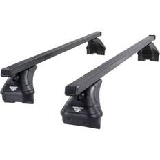 Black Roof Racks Farad Roof Bars For Audi Q7 Mk.2 15-24 Lockable