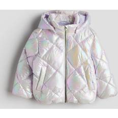 H&M Girls Jackets H&M Girls Purple Shimmering puffer jacket 1½-2Y
