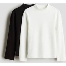 122/128 Pikétröjor Barnkläder H&M Vit 2-pack polo-neck tops 134/140 (8-10Y)