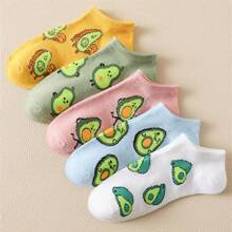 Shein Strømper Shein 5pairs Fruit Pattern Ankle Socks