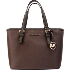 Michael Kors Jet Set Travel Extra Small Top Zip Tote Bag - Mocha