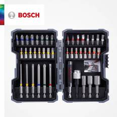 Tilbehør til elektroverktøy Bosch 43-teiliges Schraubendreher-Bit-Set, 25 mm, 75 mm, Schraubendreher-Bits, Hülsen-Verlängerungsstangen-Set für GSR GSB GDR GDS GDX Elektrowerkzeug