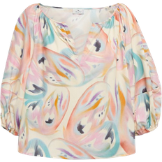 Damen - XXS Blusen Etro Oversized Printed Blouse - Multicolour