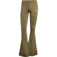 Elastane/Lycra/Spandex - Women Leggings Adidas Women's Flared Leggings - Olive Strata