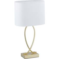 Relaxdays Sänglampa Lampskärm E27 51 x 28 x 18 cm Bordslampa