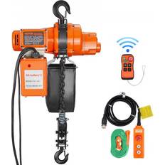 VEVOR Electric Chain Hoist Single Phase 2200 lbs 20 ft Orange