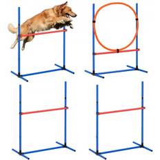 Dog Agility Training Equipment 4 pcs Set Hurdles And Jump Ring Obstacle
