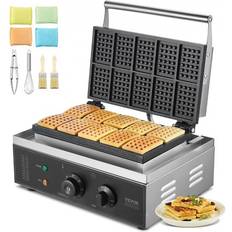 VEVOR 10pcs Commercial Waffle Maker 1550W