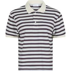 Neo Noir Beta Stripe Polo T-shirt - Brown