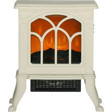 Beige Fireplaces Homcom Xingzrui, HOMCOM Living Room Electric Fireplace Stove Heater 750W/1500W Beige