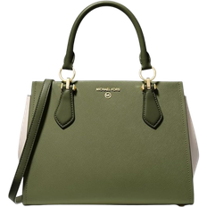 Michael Kors Marilyn Medium Satchel - Smokey Olive Multi