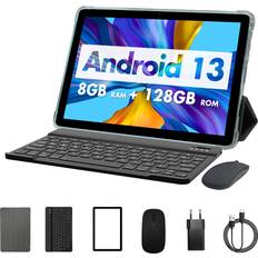 128 GB - 8 GB Tablets Pritom Android 13 Tablet 10 Zoll 8 GB RAM + 128 GB ROM Octa-Core-Prozessor