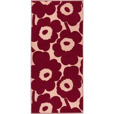 Marimekko Unikko Asciugamano Rosso, Rosa (150x70cm)