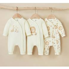 3-6M Jumpsuits Children's Clothing Shein pcs Pack Baby Boys Casual Watercolor Cartoon Animal Lion Giraffe Pattern Print SnapUp Jumpsuit Autumn