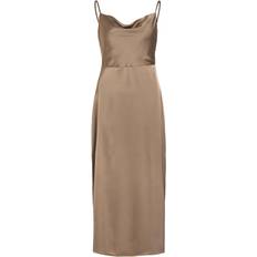 Braun - Damen Kleider Vila Strap Occasion Dress - Fossil