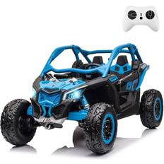 Bed Bath & Beyond, NEILA Licensed BRP Can-Am 24V 2 Seater Kids UTV Ride on Car with Remote Control Blue