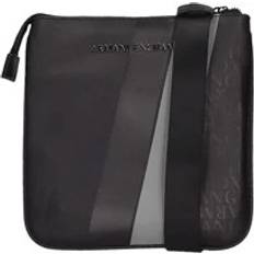 Polyurethane Messengerväskor Armani Exchange Dylan Crossbody bag black