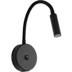 Hill Ceramic Vägglampa Orio Svart Matt USB Väggarmatur