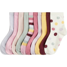 H&M Kid's Socks 10-pack - Pink/Beige/Green (0549437041)