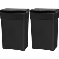 PayLessHere 13 Gallon 50 L Trash Can with Lid 2, Black