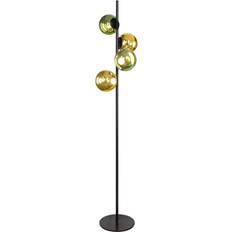 ECO-Light LED-Golvlampa Altaïr Guld/Grön Höjd 160 cm 4 Lampor Glas Golvlampa