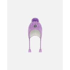 Purple Beanies Children's Clothing Deux par Deux Kids Unisex Peruvian Knit Hat Purple Toddler/Child Purple (10-12)