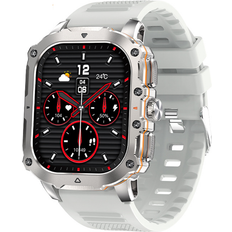 Chronus Smartwatch Bluetooth Calling Heart Rate Blood Oxygen Sleep Monitoring (Grey)