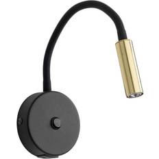 Hill Ceramic Vägglampa Orio Guld Matt USB Väggarmatur
