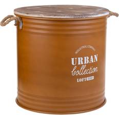 Orange Bathroom Interior & Storage Alexandra House Living Urban Orange Hemp Laundry Basket