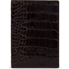 Smythson Leather Mara Passport Cover - Brown