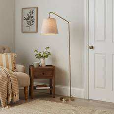 Dunelm Enid Gold Floor Lamp 150cm