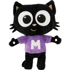 Bandai Soft Toys Bandai Milo Black Cat Plush Toys 20cm Everyday Milo Cat Teddy from the Milo Animated Series Cute and Cuddly Boys and Girls Toys with Soft Touch Material