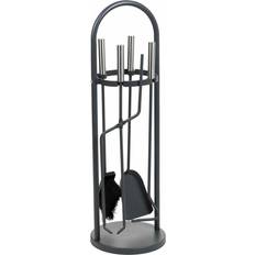 Cheap Fire Companion Sets Alexandra House Living Fireplace Utensils Black Iron 22 x 68 x 22 cm