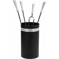 Fireplace Utensils Black Iron 20 x 62 x 20 cm