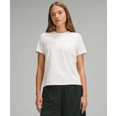 XXXS T-shirts Lululemon Organic Cotton Straight-Hem Crewneck T-Shirt Bone