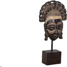 Romimex Dekorativ Gyldene Afrikansk Figur 20 x 39 x 10 cm Prydnadsfigur