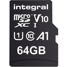 Memory Cards & USB Flash Drives Integral MicroSDXC UHS U1 V10 Memory Card 100MB/s, 64GB