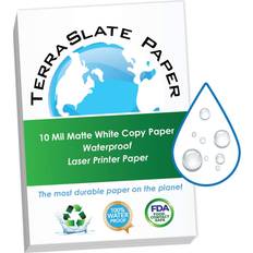 Office Supplies TerraSlate Paper 10 MIL Waterproof Copy Paper 8.5x11" Letter Size 100pcs 344g/m²x100pcs