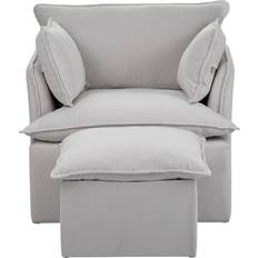 Grey Armchairs XC-Home Snuggle Grey Armchair 83cm 2pcs