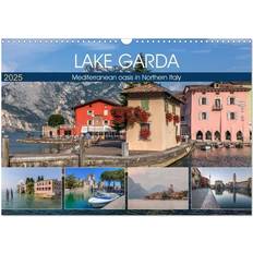 Calvendo Lake Garda Mediterranean Oasis In Northern Italy Wall Calendar 2025 DIN A3 Landscape