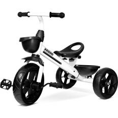 Kriddo Kids Tricycles Age 24 Month to 4 Years, Toddler Kids Trike for 2.5 to 5 Year Old, Gift Toddler Tricycles for 2-4 Year Olds, Trikes for Toddlers, Sporty Styling, White