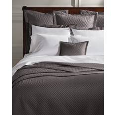 Cotton Duvets Ralph Lauren Home Quilted Sateen Argyle Full/Queen Quilt - Gray Duvet