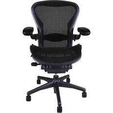 Herman Miller Office Chairs Herman Miller Aeron Height Adjustable Arm Back Tilt Office Chair