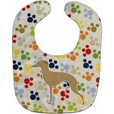 Carolines Treasures BB6319BIB Italian Greyhound Pawprints Baby Bib