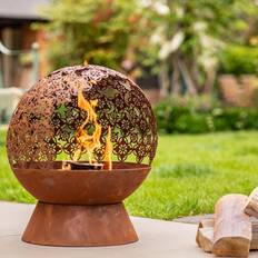 B&Q Fire Pits & Fire Baskets B&Q Damasque Globe Fire Pit Bowl H61 x 46 cm - One Size