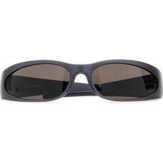 Balenciaga Aluminium Sunglasses Balenciaga Reverse Xpander 2.0 Rectangle-Frame Sunglasses - Grey
