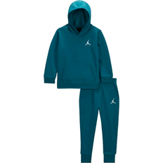 9-12M Tracksuits Children's Clothing Nike Baby Jordan MJ Essentials Fleece Pullover Set - Geode Teal (65C589-U9C)